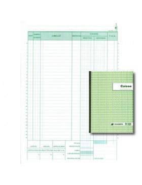 CARNET DE CAISSE EXACOMPTA 23550 A4 2 COPIES