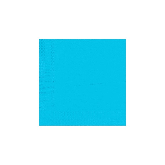 SERV. SURLYS 2 Ép. GAUFFRÉE 38*38cm TURQUOISE