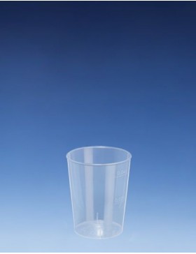 VERRE ø47mm - 40cc PP - alcool - Réutilisable