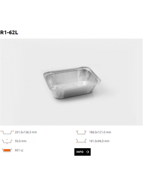 Ravier Alu bord droit - R1-62L - 901CC