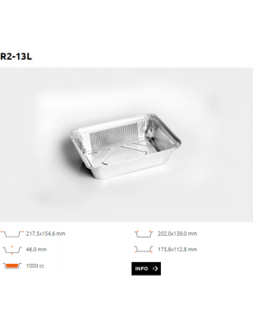Ravier Alu bord droit - R2-13L - 1000CC