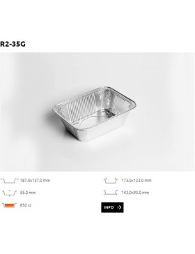 Ravier Alu bord roulé - R2-35G - 850CC