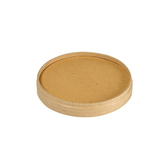 Couvercle Kraft pour pots 550, 750 & 950ml - Ø117mm