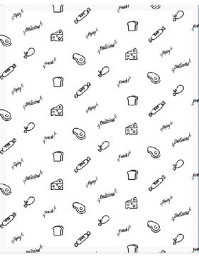 Papier Duplex 'Delicious' 32*40cm