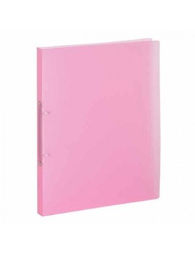 CLASSEUR FOLDERSYS 2 ANNEAUX Ø16mm PP ROSE