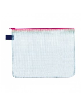 POCHE ENVELOPPE ZIP FOLDERSYS B6 ROUGE RENFORCÉE