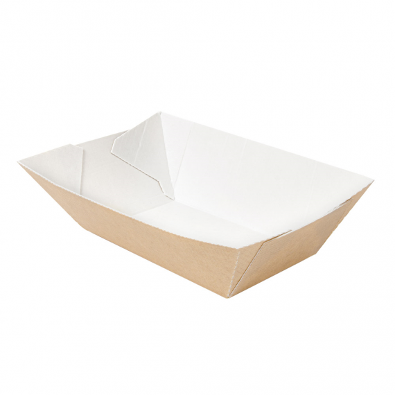 Barquette 'ThePack' 480g - 100*62*48mm - Kraft Brun