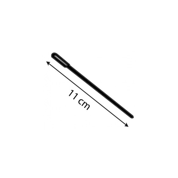 SPATULE À CAFÉ 110mm NOIRE BOITE DISTRIBUTRICE